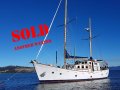 "Go Anywhere" custom timber 62 foot motorsailer