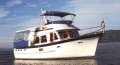 De Fever 44 flybridge displacement cruiser.