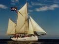 Traditional gaff rigged topsail ketch