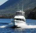 Riviera 3300 twin cabin flybridge cruiser.
