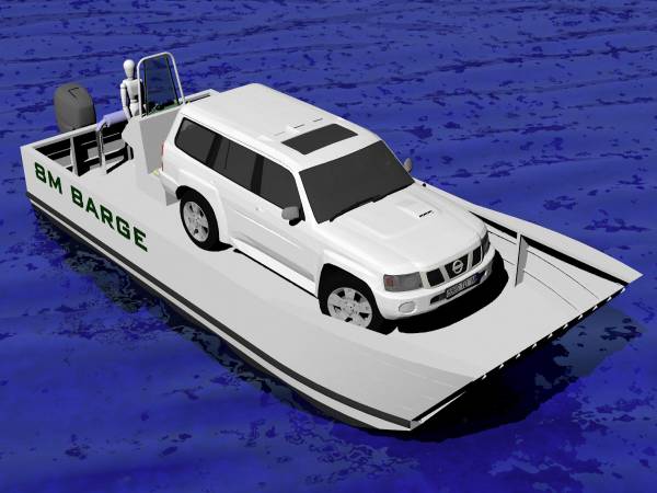 Barge 8m Aluminium Landing