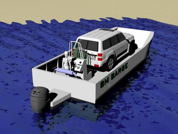 Barge 8m Aluminium Landing